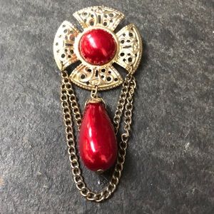 vintage costume jewelry pin